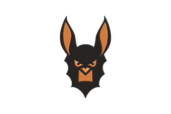 Bat Head Embroidery Design Review for Small Business Merch