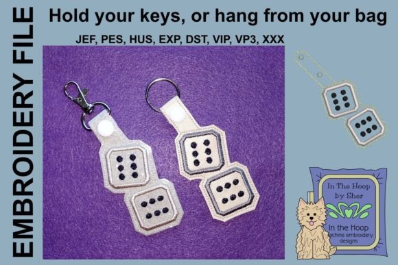 Dice Key Fob Review: A Playful Embroidery Gem