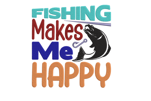 Fishing Makes Me Happy: A Holiday Embroidery Review