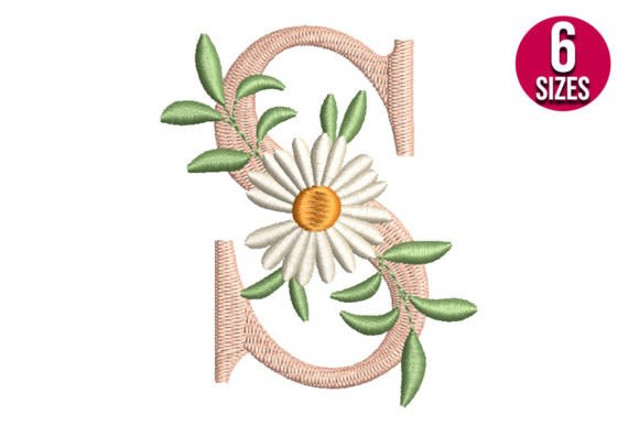 Review: Daisy Alphabet Letter S for Boutique Sweatshirts