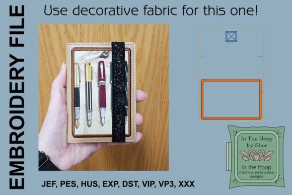 Review: Fussy Cut Mini Composition Book Cover