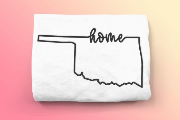 Review: Oklahoma Home State Outline for Embroidery