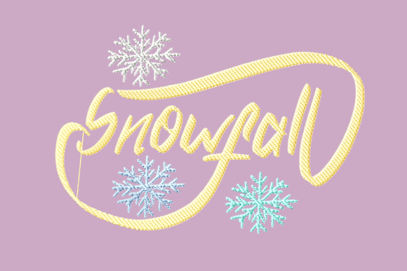 Snowfall Charming Lettering: A Craft Fair Review
